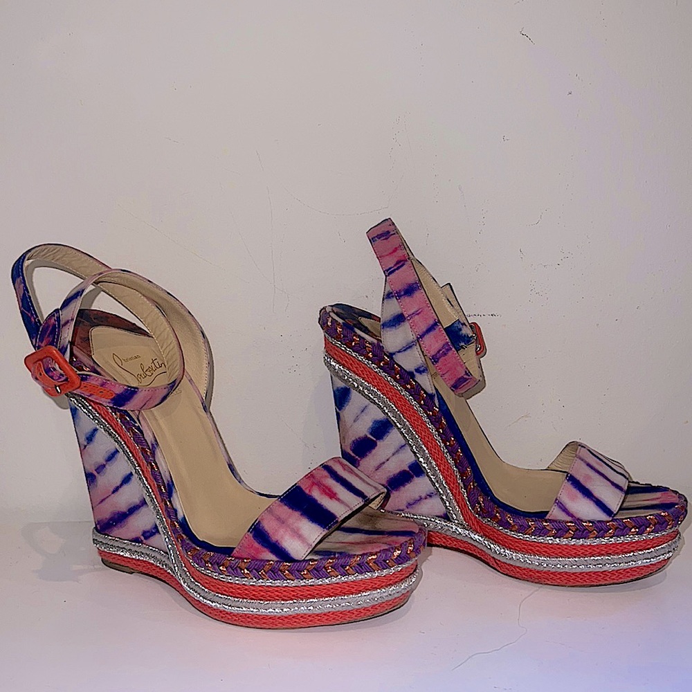 Christian Louboutin Espadrilles Tie-Dye Platform
